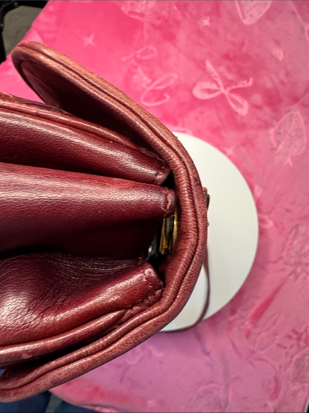 Luxury Bally Woven Leather Bag Made in Italy Gold Chain & Leather Crossbody - Picture 10 of 13